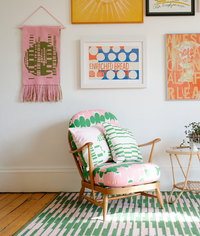 Cushion - Forest - Pink / Green - 45cm